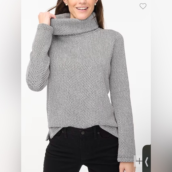 J. Crew Sweaters - J CREW Long-sleeve funnelneck pullover SIZE: SMALL
